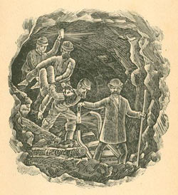Rescuing Party in the Mine Rescuing Party in the Mine