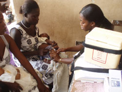 immunizing children in Turkana, Kenya immunizing children in Turkana, Kenya