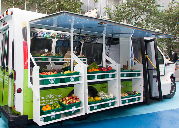 Mobile Good Food Market Brings Healthy Choices To Neighborhoods In Food Deserts Canadian Public Health Association