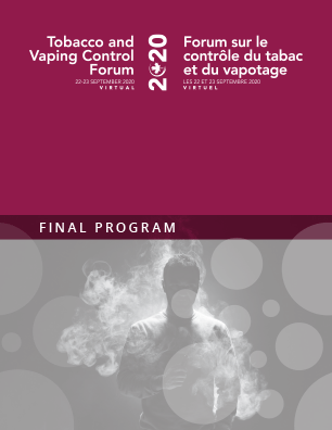 Tobacco and Vaping Control Forum Final Program