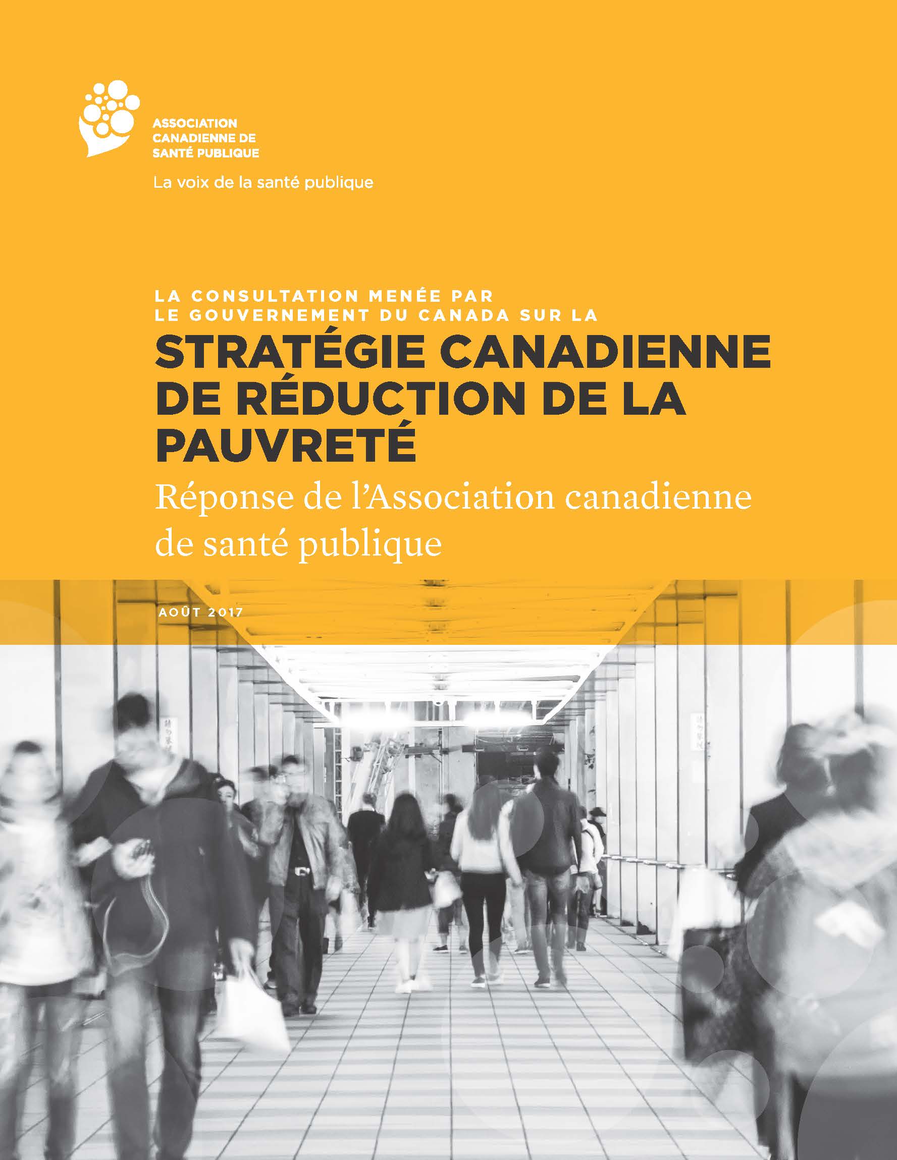 Couverture du document : Consultation sur une stratégive de réduction de la pauvreté